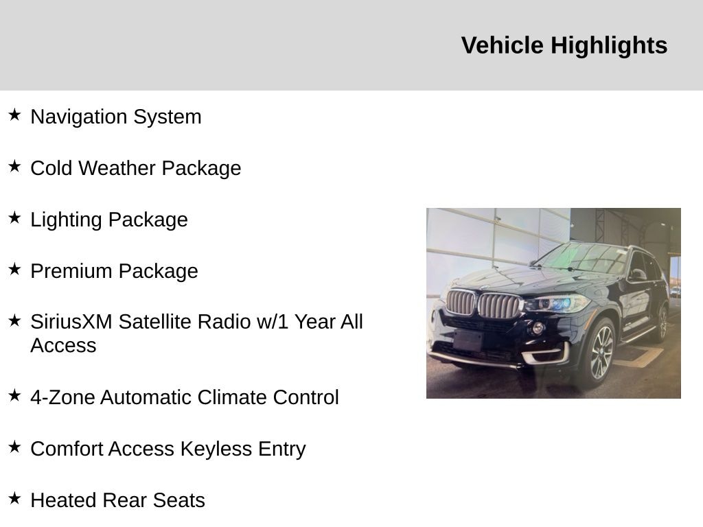 Used 2017 BMW X5 xDrive35i SUV