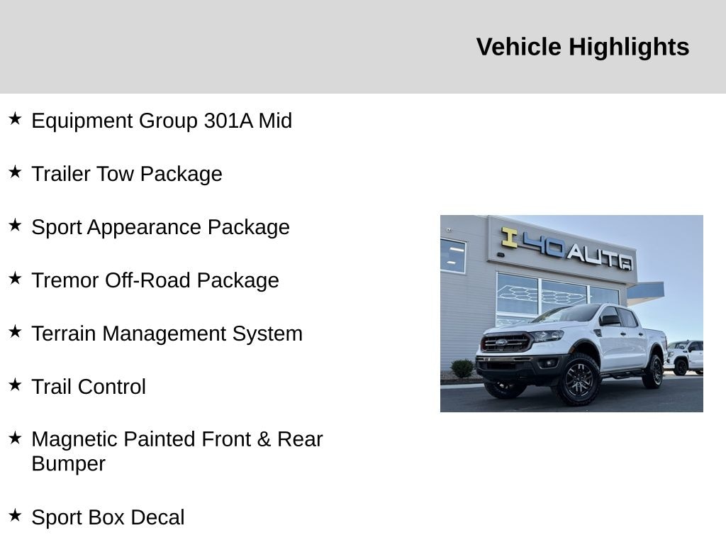 Used 2022 Ford Ranger XLT Truck