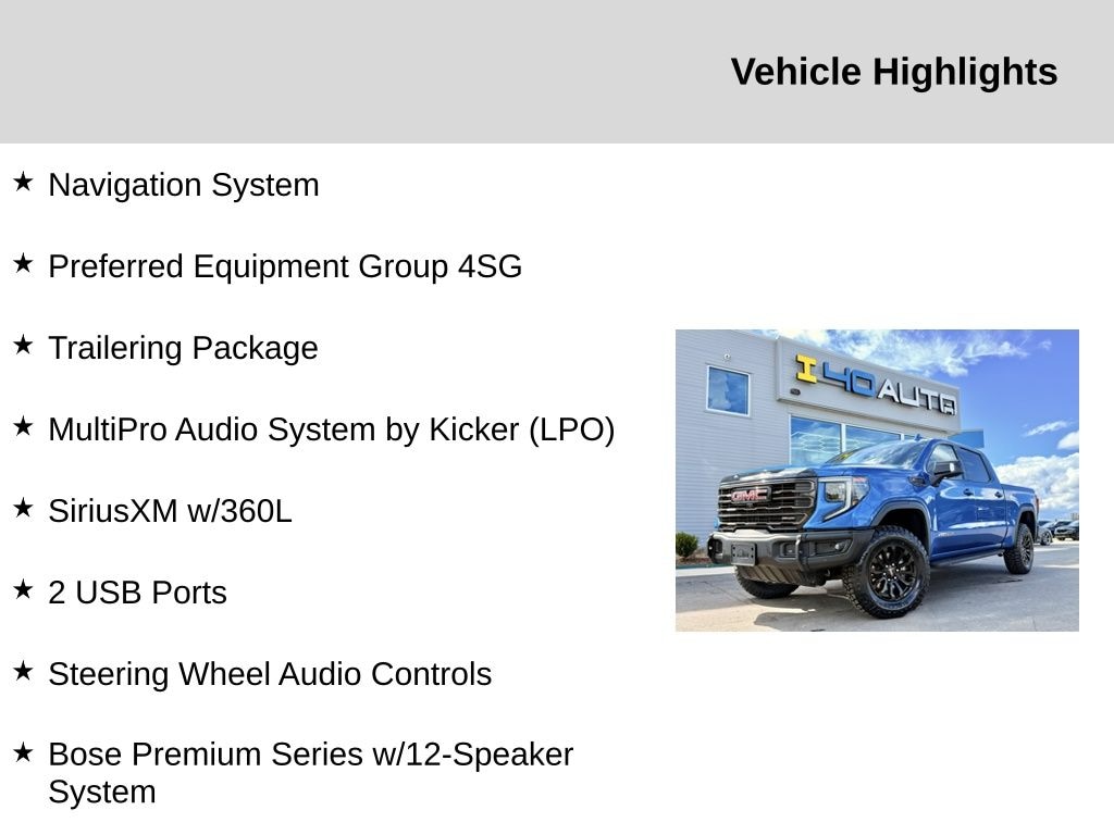 Used 2023 GMC Sierra 1500 AT4X Truck