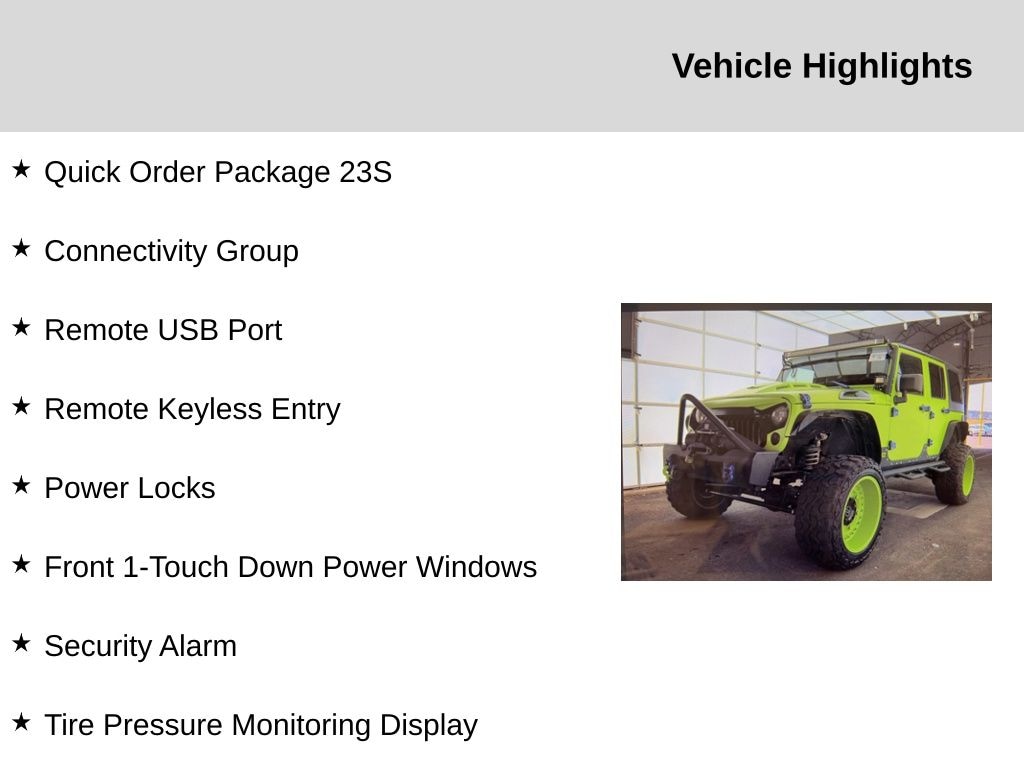 Used 2017 Jeep Wrangler Unlimited Sport SUV