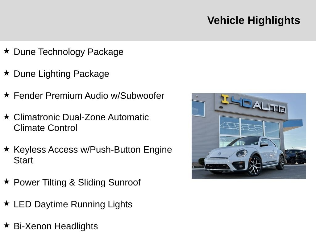 Used 2016 Volkswagen Beetle 1.8T Dune Hatchback