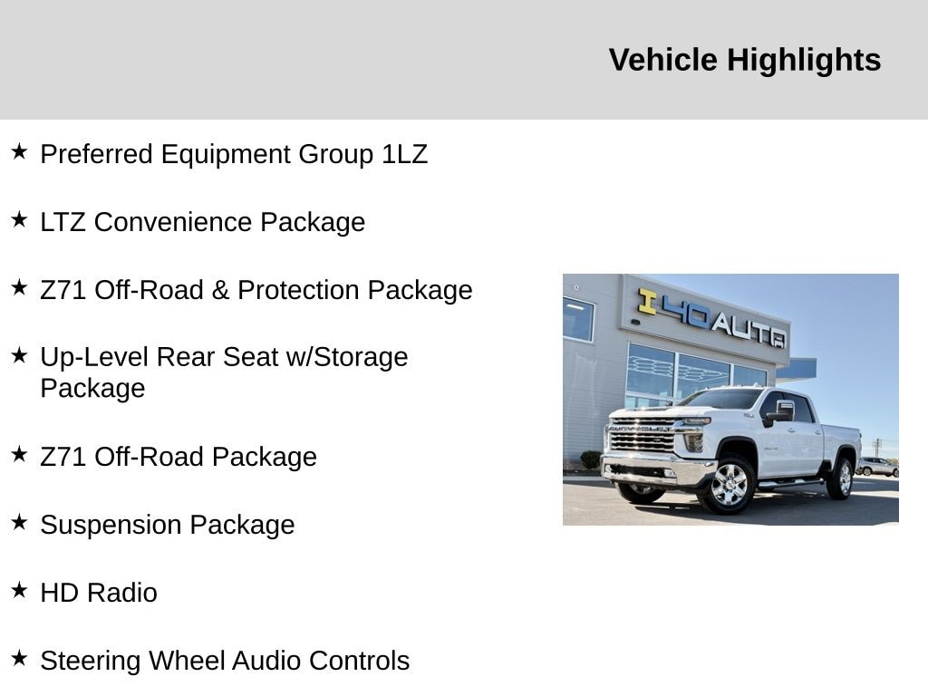 Used 2020 Chevrolet Silverado 2500HD LTZ Truck