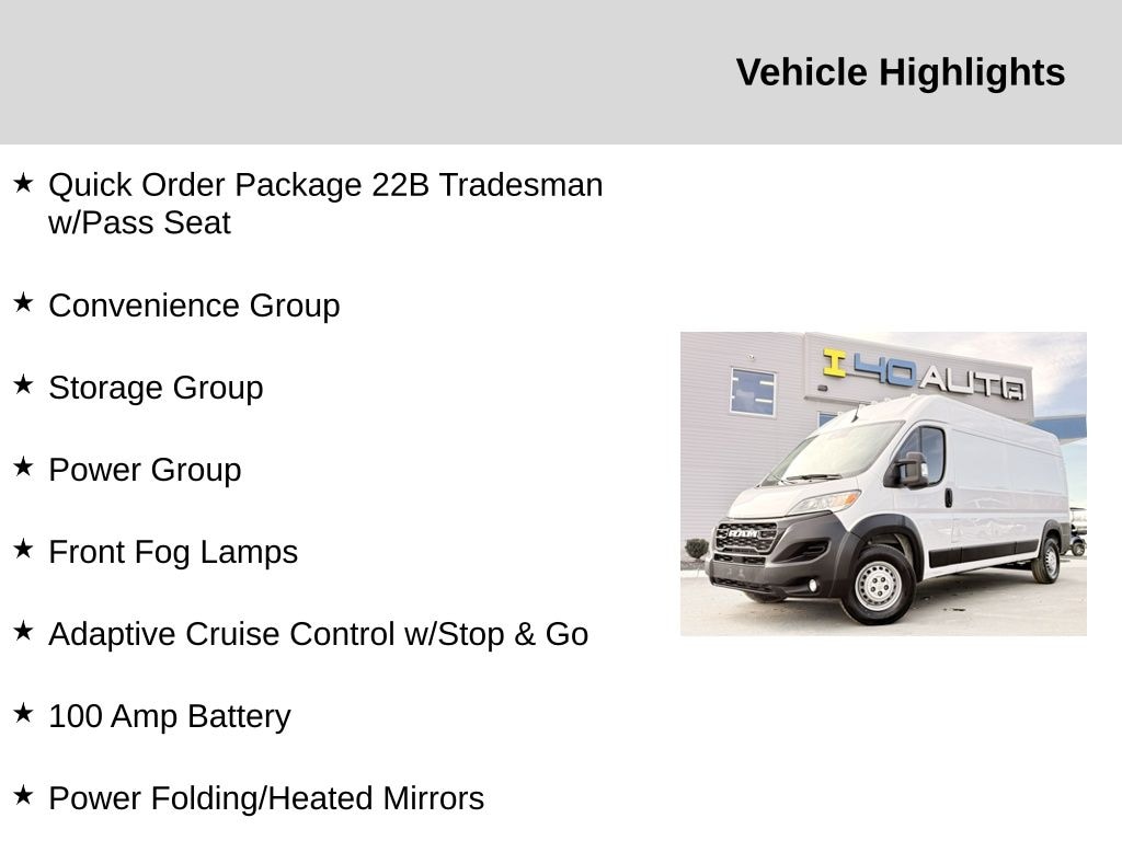 Used 2024 Ram Promaster 2500 High Roof Cargo Van