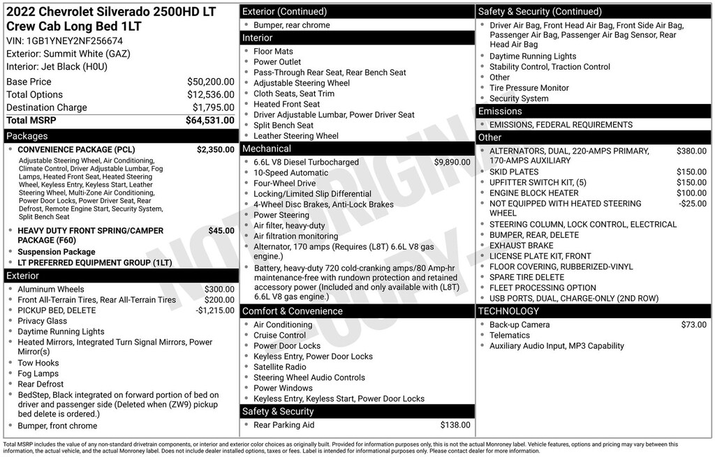 Used 2022 Chevrolet Silverado 2500HD LT Truck