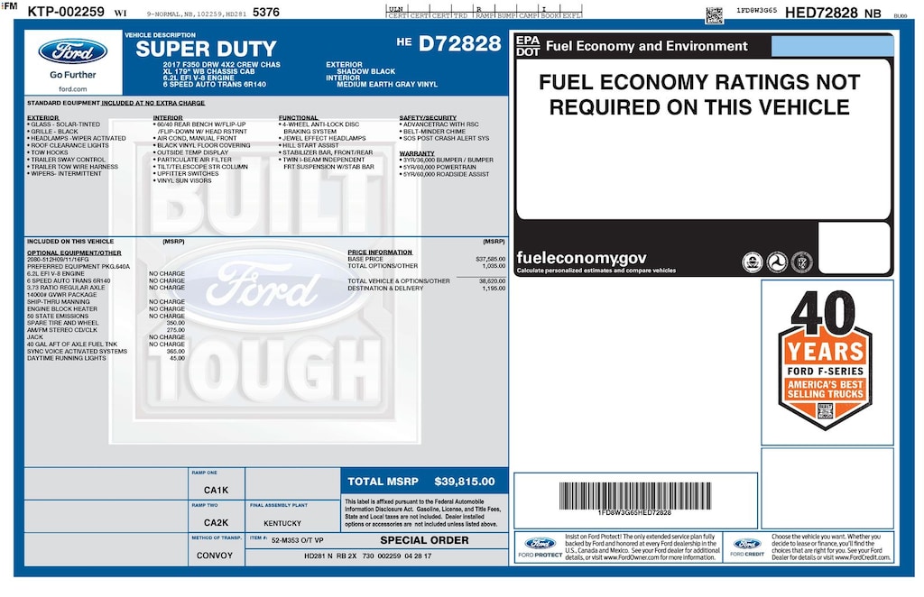 Used 2017 Ford F-350SD XL Chassis
