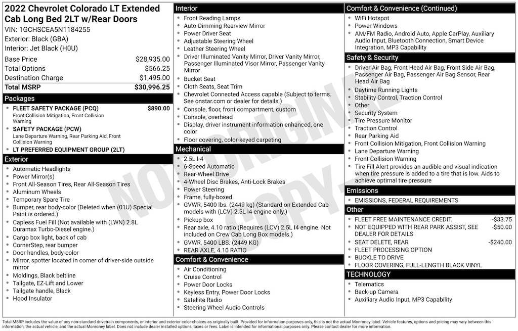 Used 2022 Chevrolet Colorado LT Truck