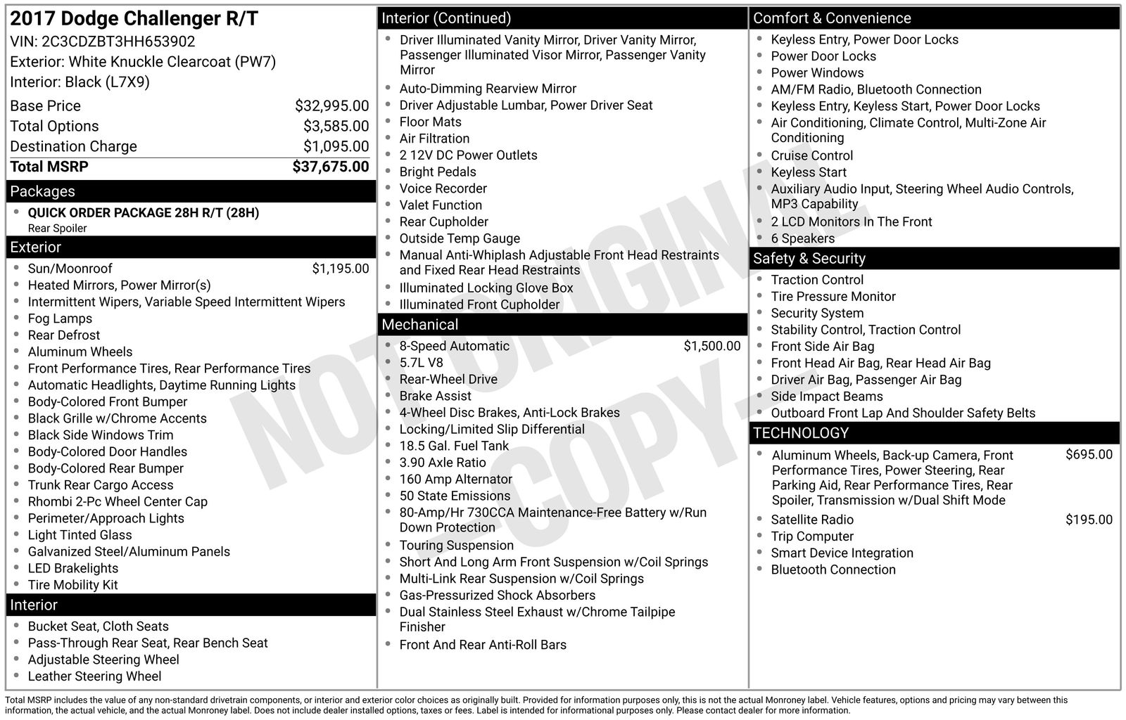 2017 Dodge Challenger R/T's photo