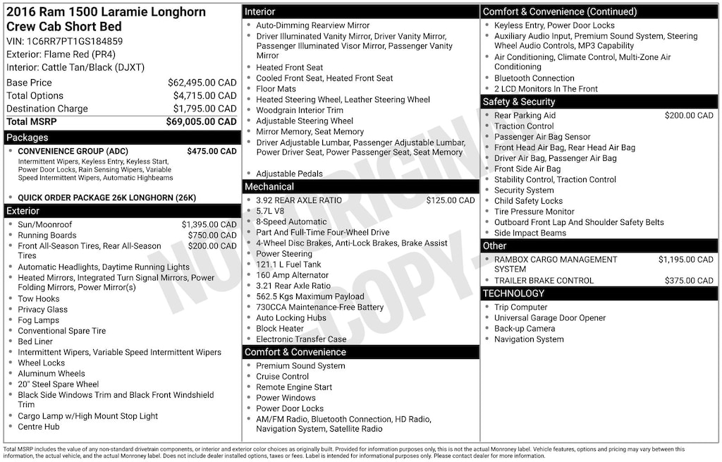 Used 2016 Ram 1500 Laramie Longhorn Truck