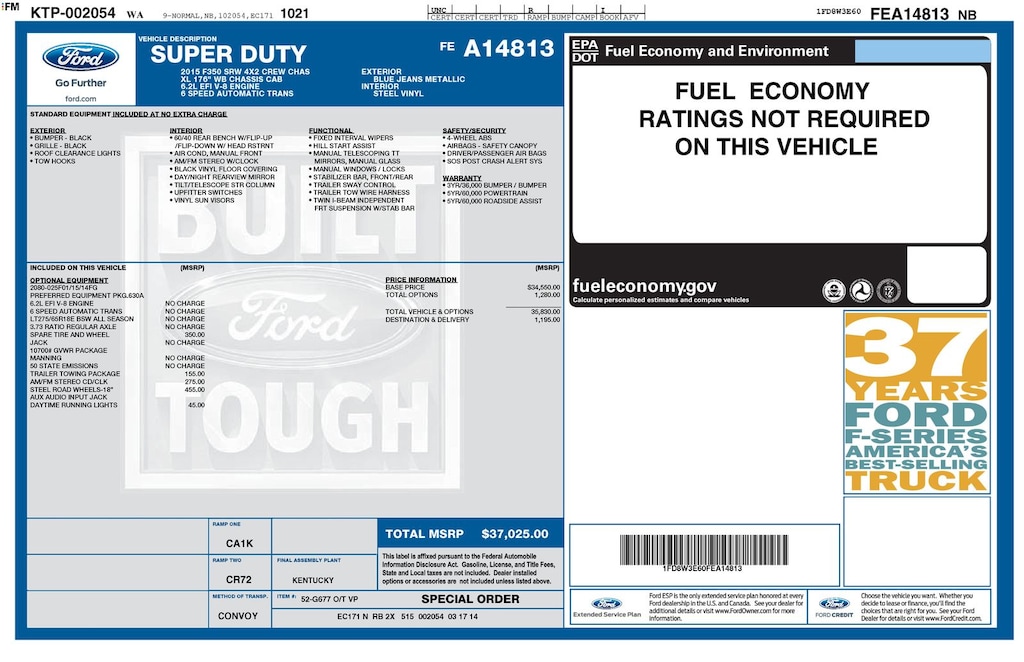 Used 2015 Ford F-350SD XL Chassis