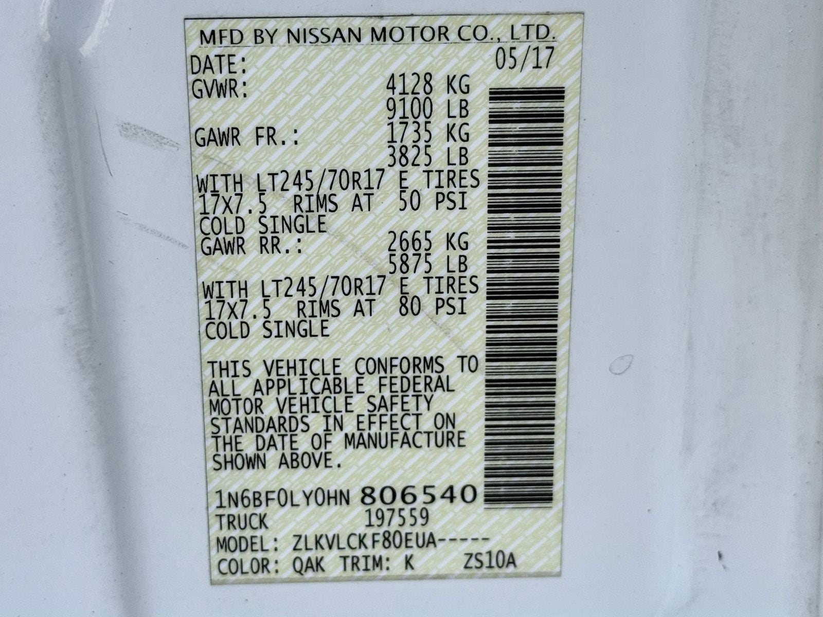 2017 Nissan NV Cargo S - Photo 34