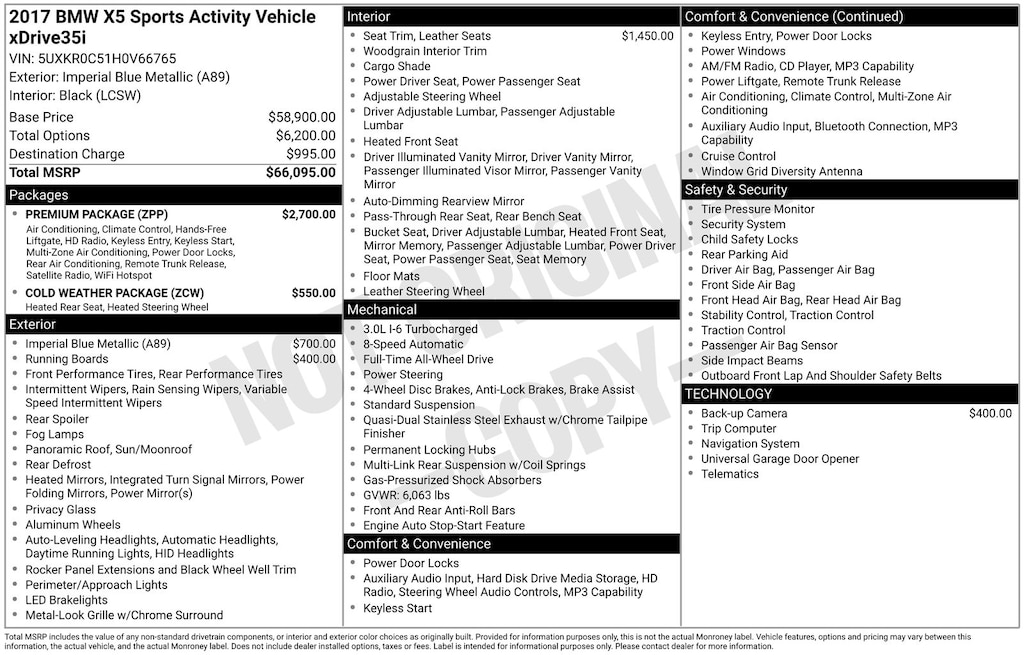 Used 2017 BMW X5 xDrive35i SUV