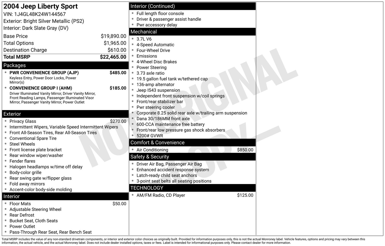 2004 Jeep Liberty Sport's photo