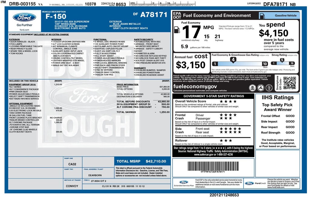 Used 2013 Ford F-150 XLT Truck