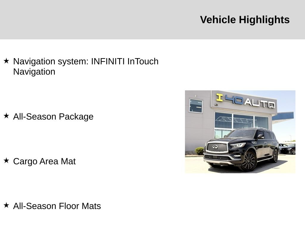 Used 2019 INFINITI QX80 Limited SUV