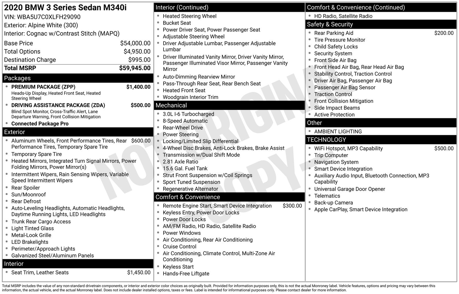 2020 BMW 3 Series M340i's photo
