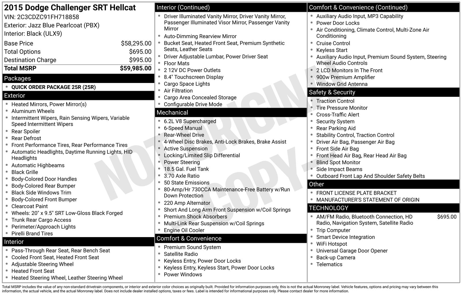 2015 Dodge Challenger SRT's photo