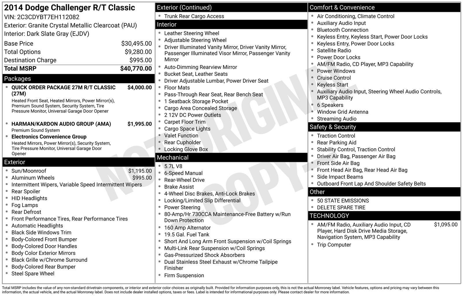 2014 Dodge Challenger R/T Classic's photo