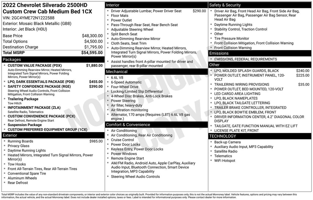 Used 2022 Chevrolet Silverado 2500HD Custom Truck