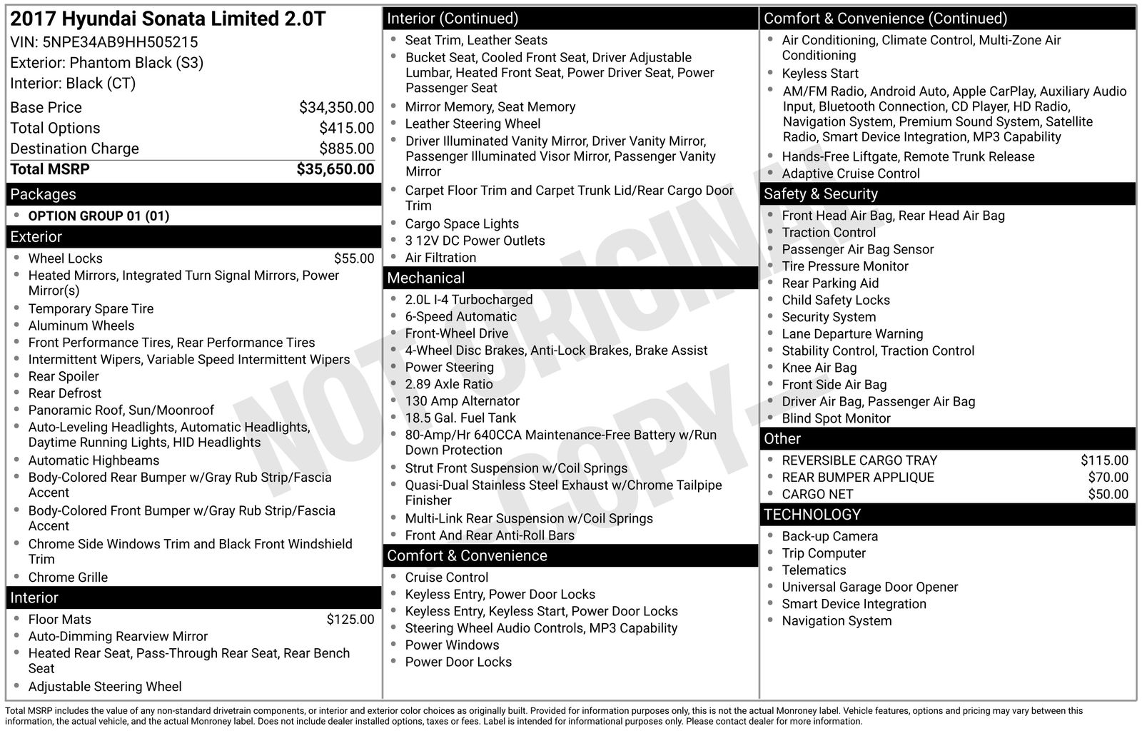 2017 Hyundai Sonata Limited