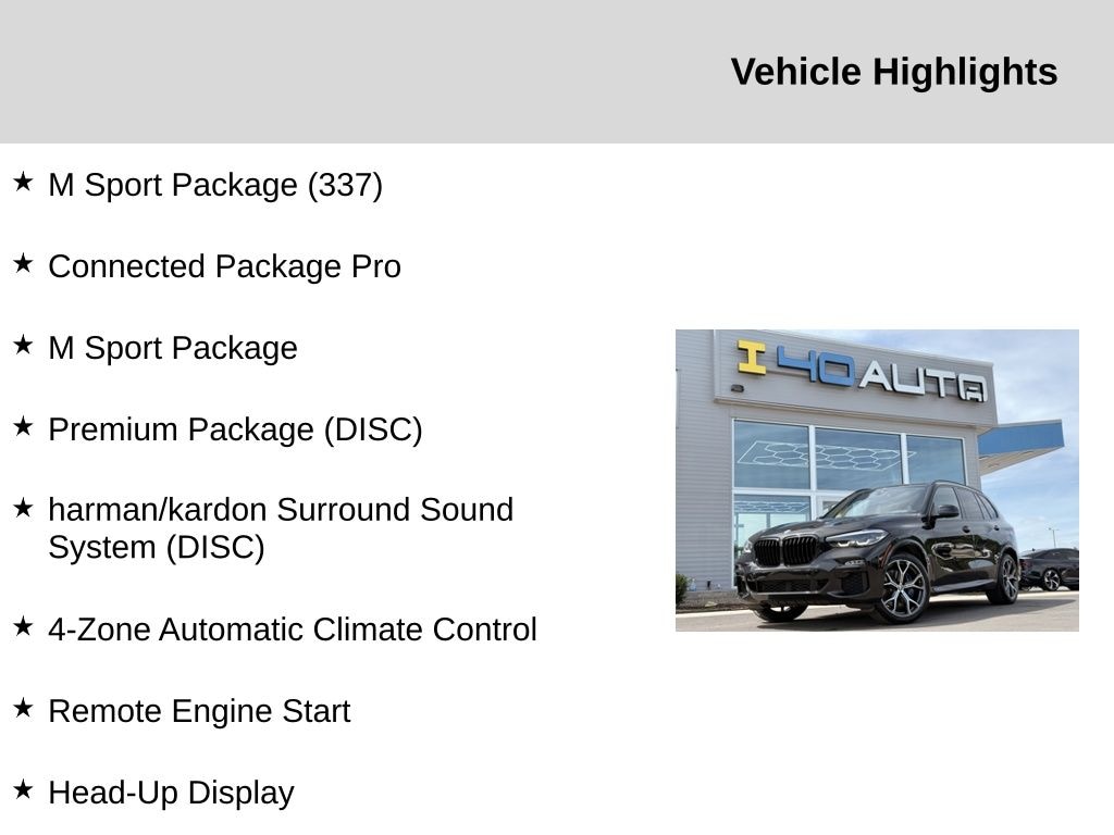 Used 2021 BMW X5 xDrive40i SUV