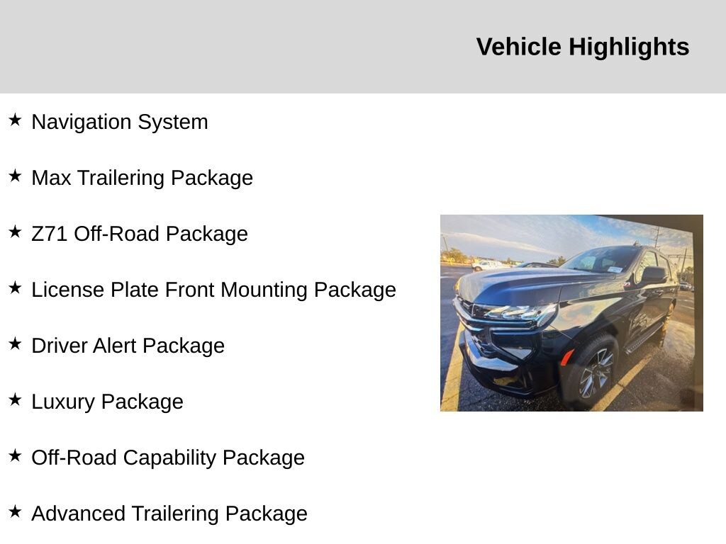 Used 2022 Chevrolet Tahoe Z71 SUV