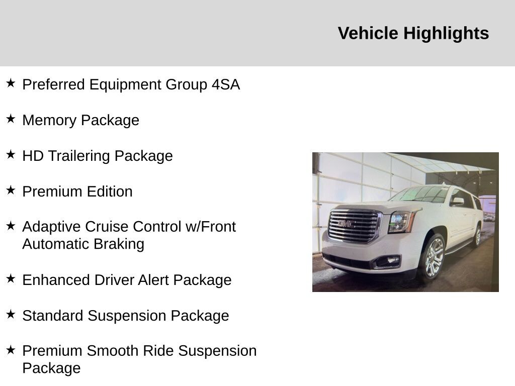 Used 2017 GMC Yukon XL SLT SUV