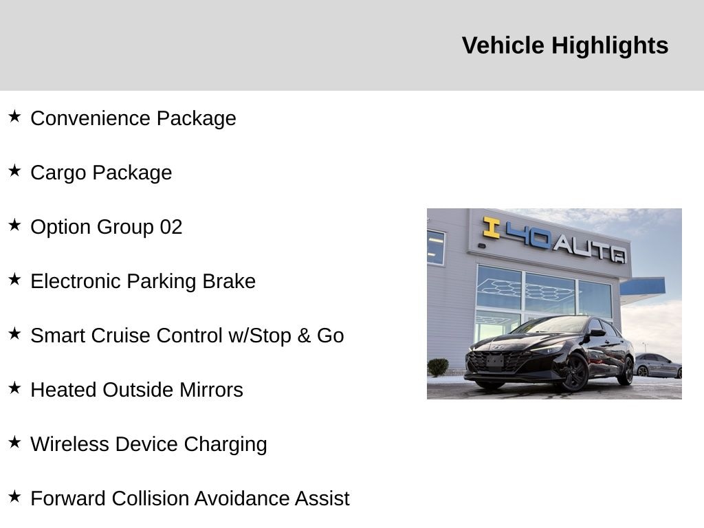 Used 2021 Hyundai Elantra SEL Sedan