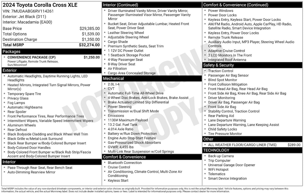 Used 2024 Toyota Corolla Cross XLE SUV