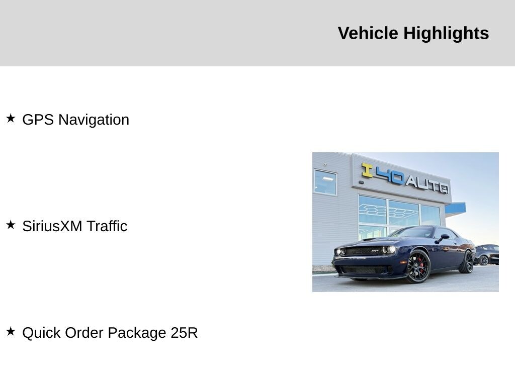 Used 2015 Dodge Challenger SRT Hellcat Coupe