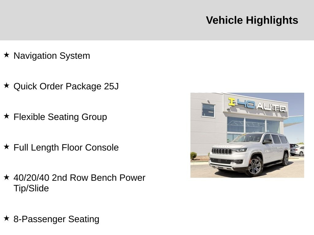 Used 2024 Jeep Wagoneer L Series II SUV