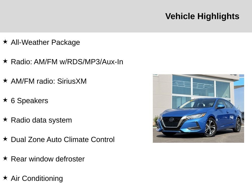 Used 2022 Nissan Sentra SV Sedan