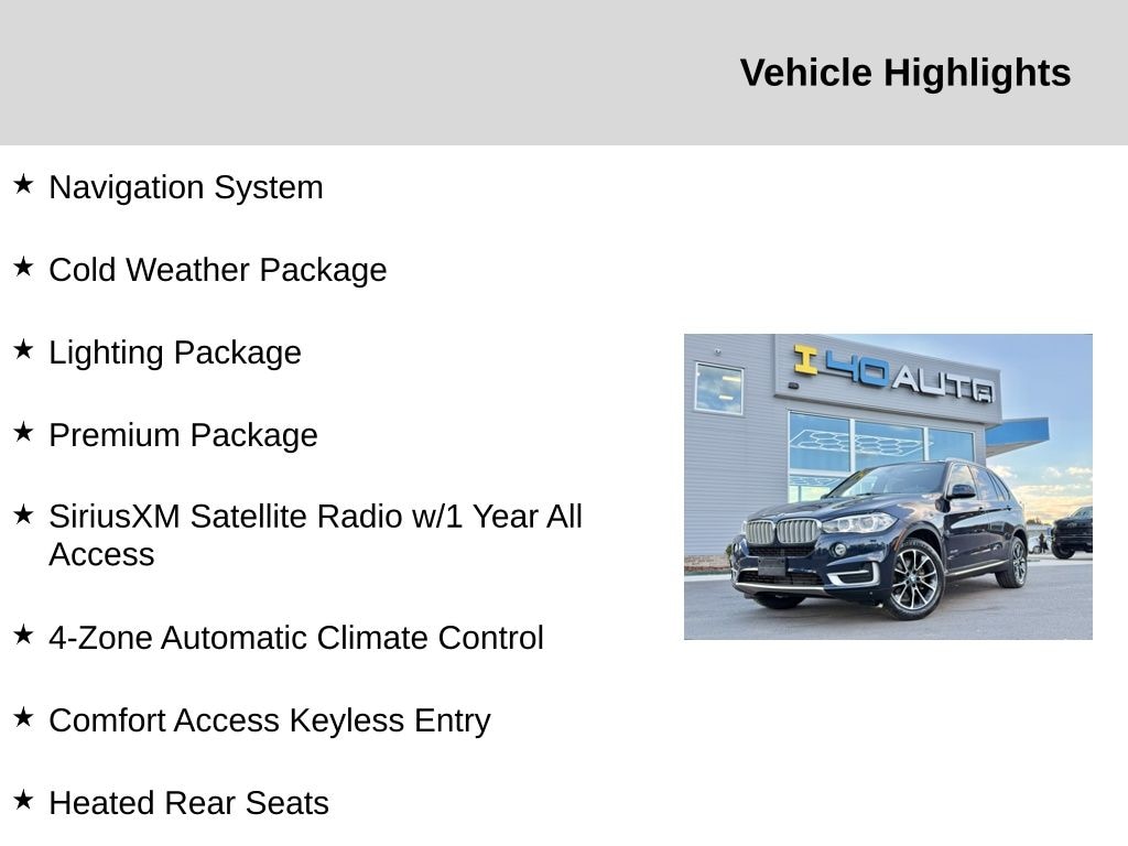 Used 2017 BMW X5 xDrive35i SUV