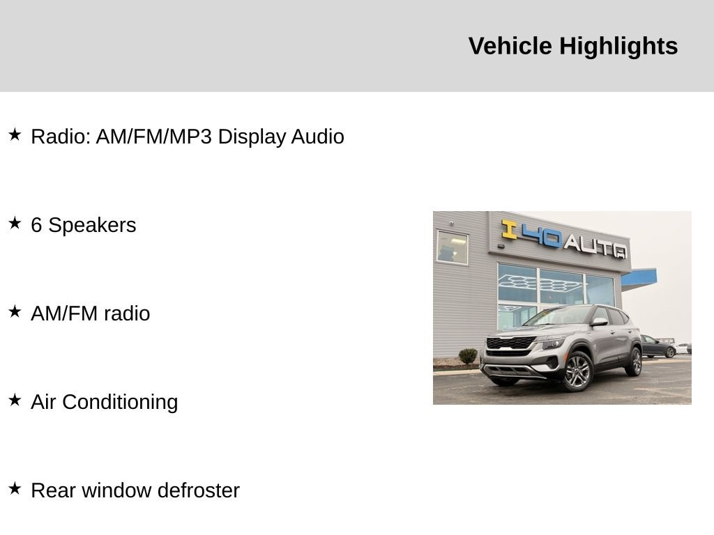 Used 2022 Kia Seltos LX SUV