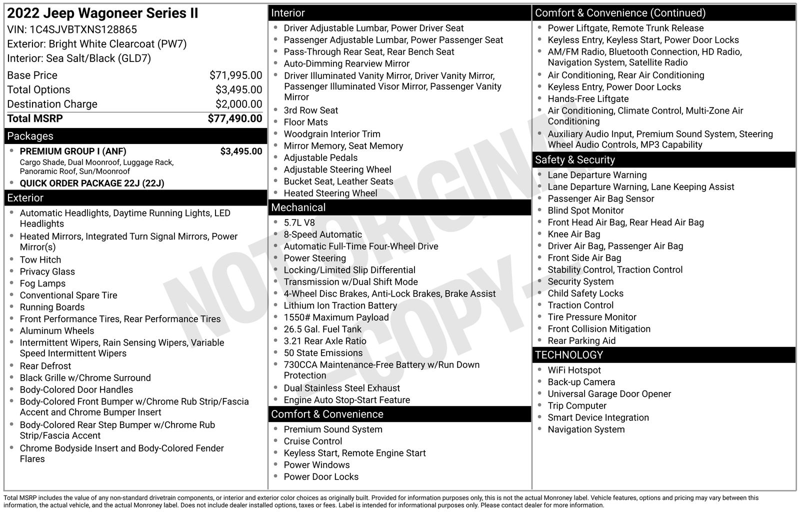 2022 Jeep Wagoneer Series II's photo
