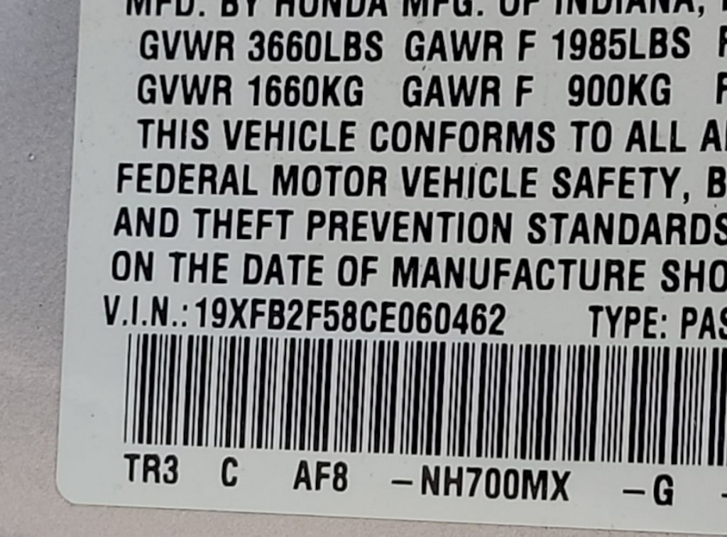 Used 2012 Honda Civic LX Sedan