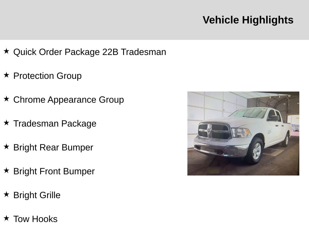 Used 2020 Ram 1500 Classic Tradesman Truck