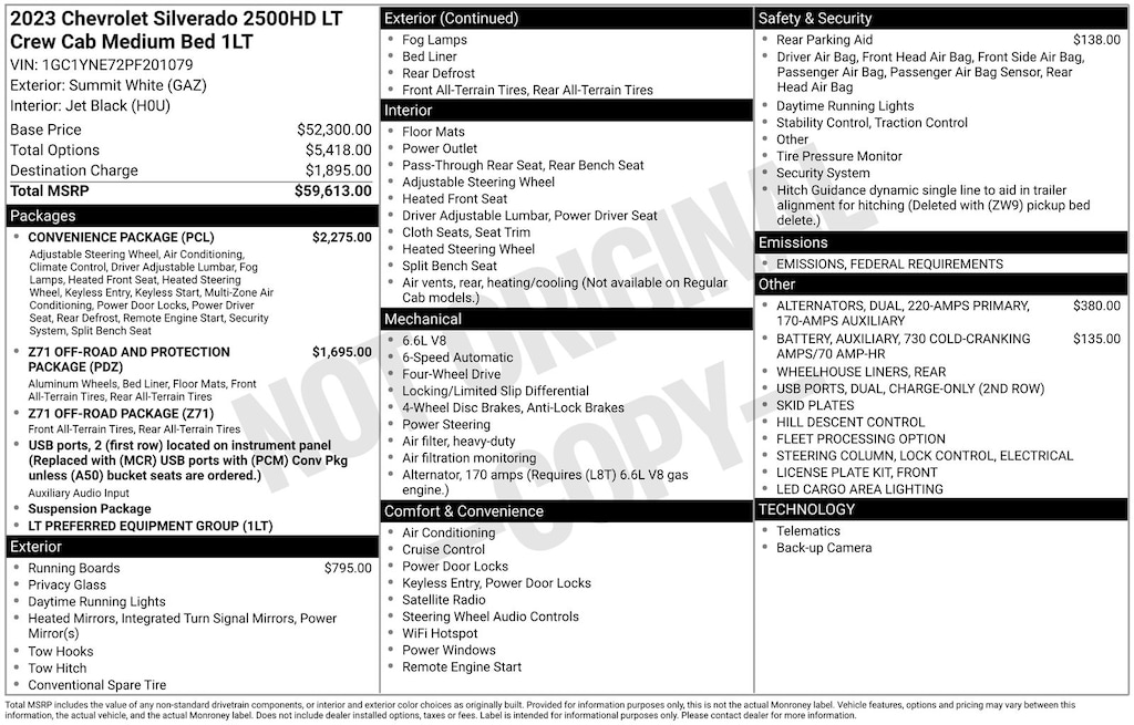 Used 2023 Chevrolet Silverado 2500HD LT Truck