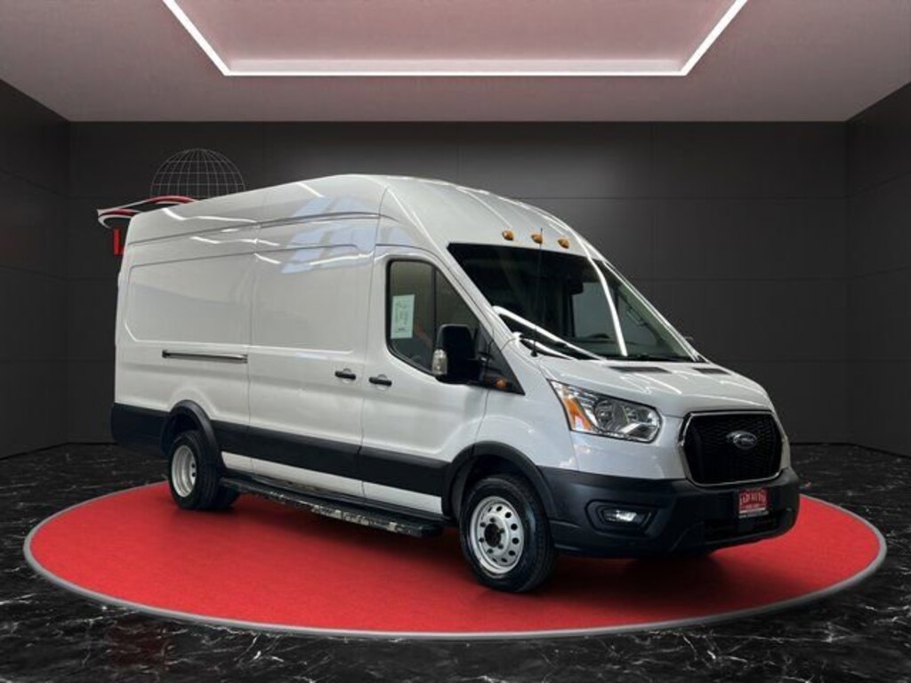 Used 2021 Ford Transit-350 Cargo Base w/10,360 lb. GVWR Van High Roof HD Ext. Van