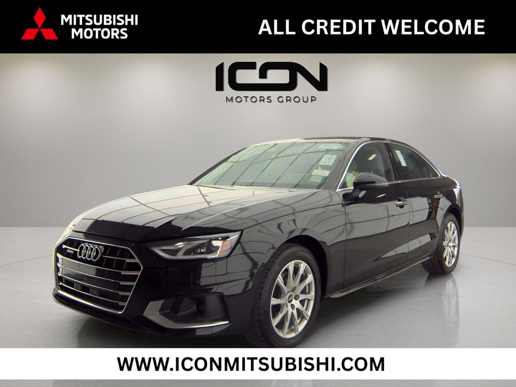 Brilliant Black 2022 Audi A4 quattro Premium 40 TFSI AWD Sedan All-Wheel Drive 7-Speed Automatic