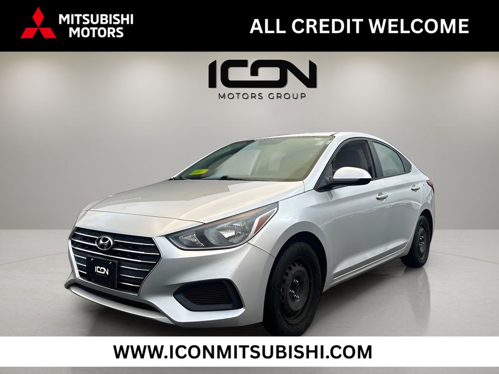 Olympus Silver 2021 Hyundai Accent Sedan Front-Wheel Drive Continuously Variable Transmission