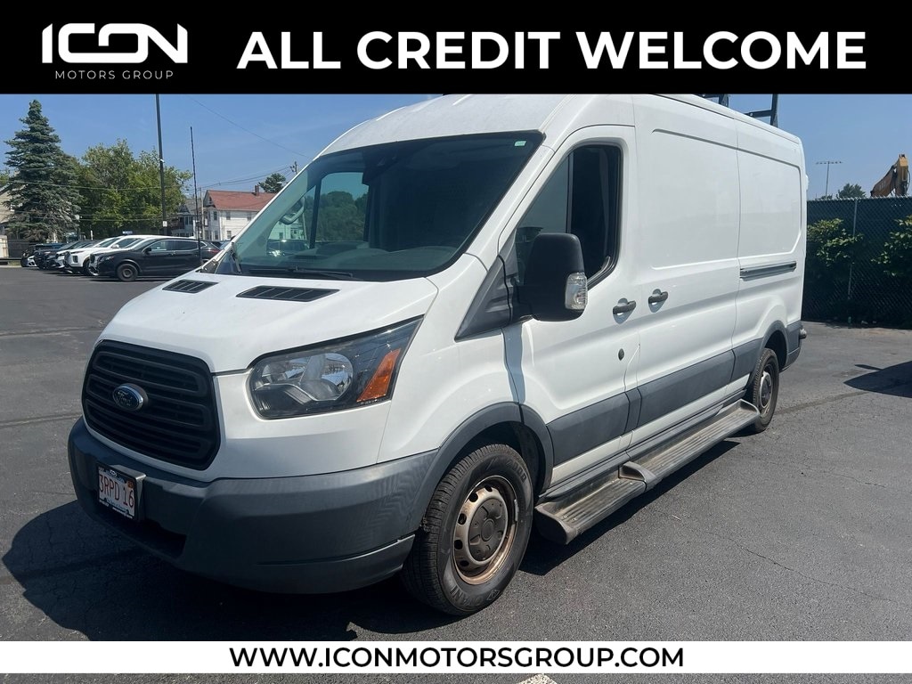 Used 2017 Ford Transit-250 w/Dual Sliding-Side Cargo-Doors Van Medium Roof Cargo Van