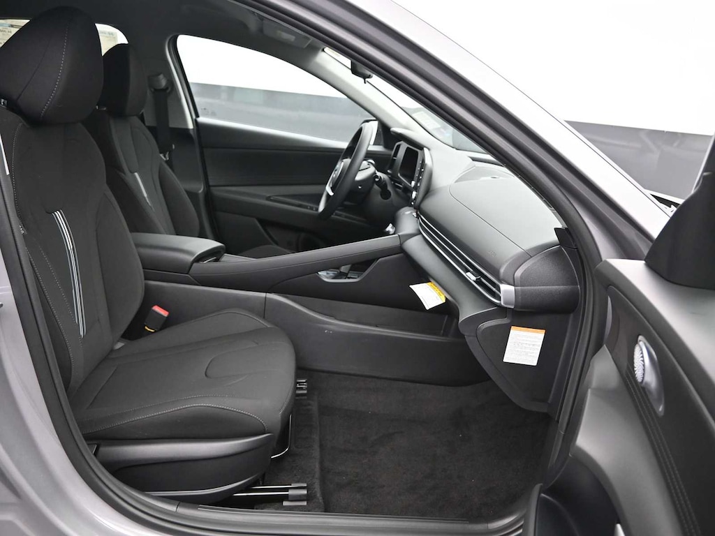 New 2026 Hyundai Elantra Hybrid Blue Sedan