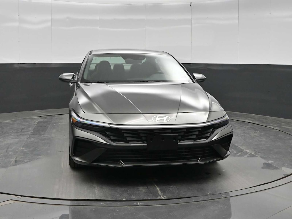 New 2026 Hyundai Elantra Hybrid Blue Sedan