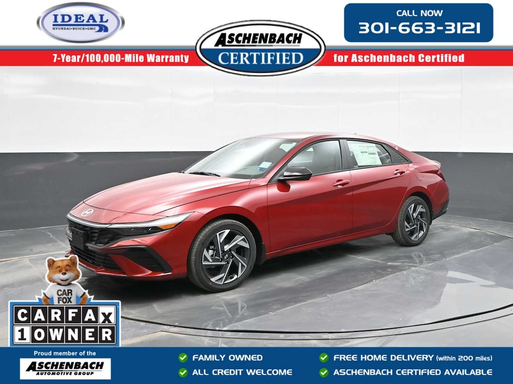 Certified 2025 Hyundai Elantra Hybrid SEL Sport DCT