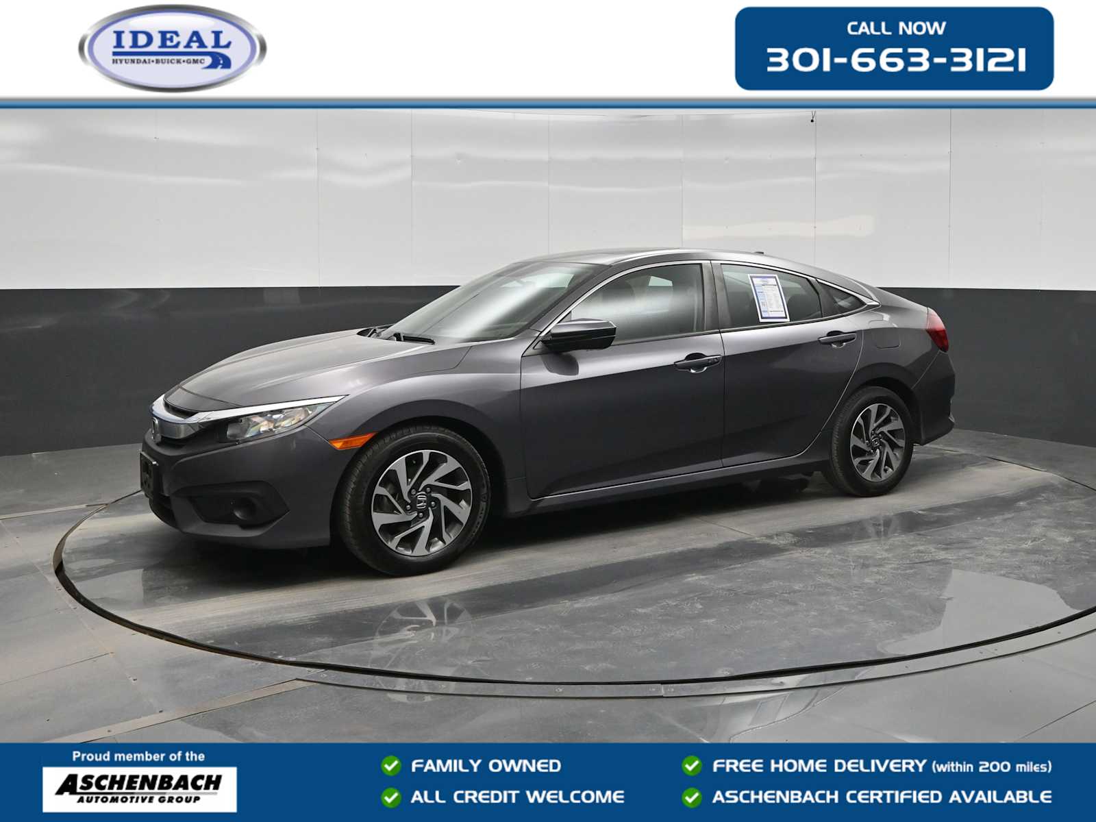 2017 Honda Civic EX with Honda Sensing CVT's photo