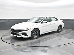 2026 Hyundai Elantra Hybrid Blue Sedan