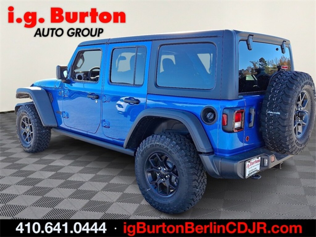 New 2026 Jeep Wrangler 4-DOOR WILLYS Sport Utility