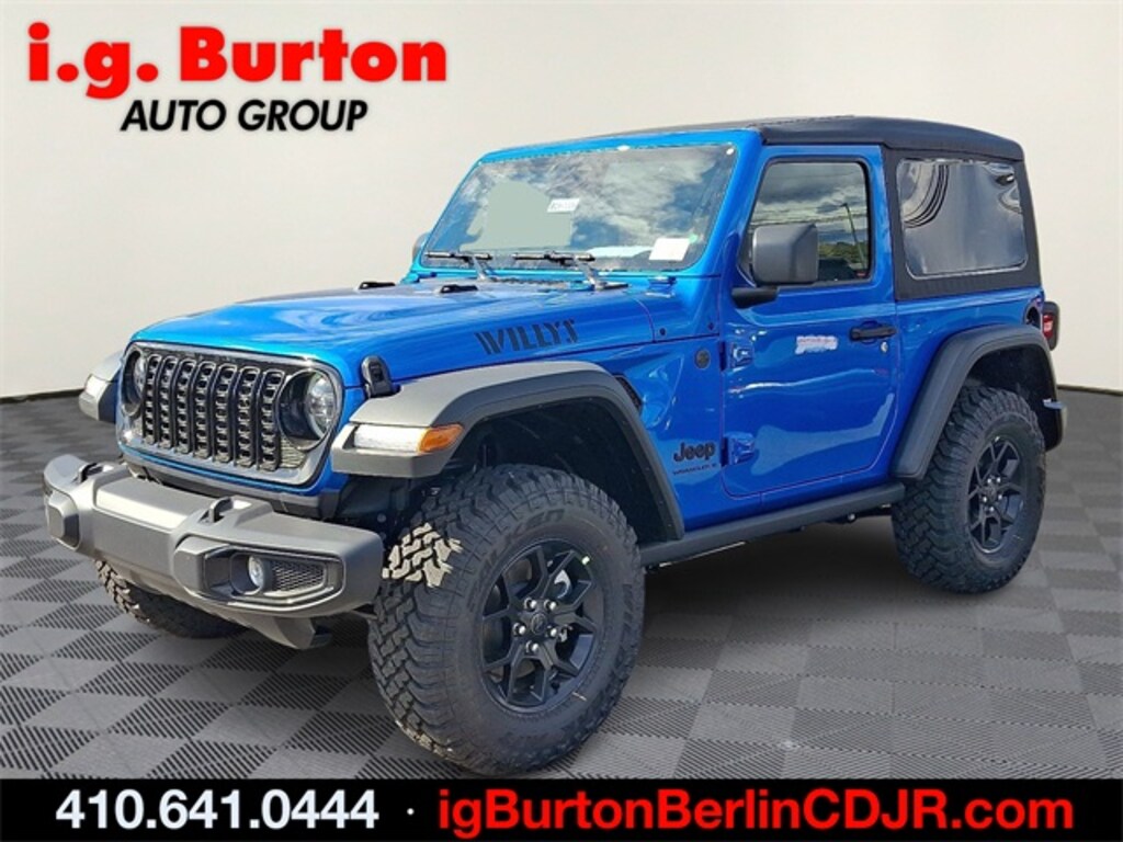 New 2026 Jeep Wrangler 2-DOOR WILLYS Sport Utility