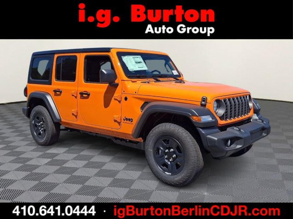 New 2026 Jeep Wrangler 4-DOOR SPORT Sport Utility
