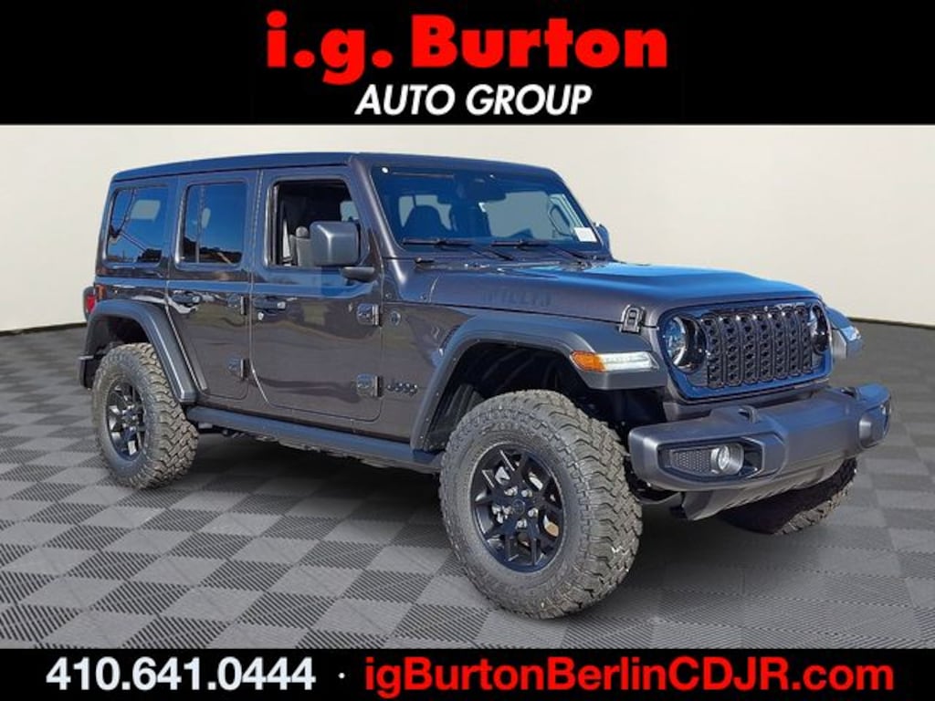 New 2026 Jeep Wrangler 4-DOOR WILLYS Sport Utility